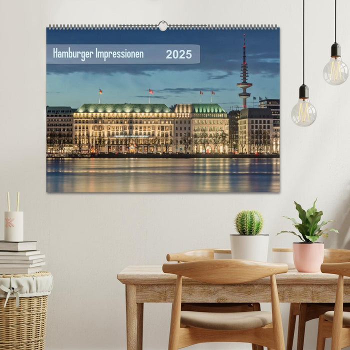 Hamburger Impressionen 2025 (CALVENDO Wandkalender 2025)