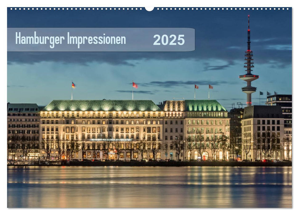 Hamburger Impressionen 2025 (CALVENDO Wandkalender 2025)