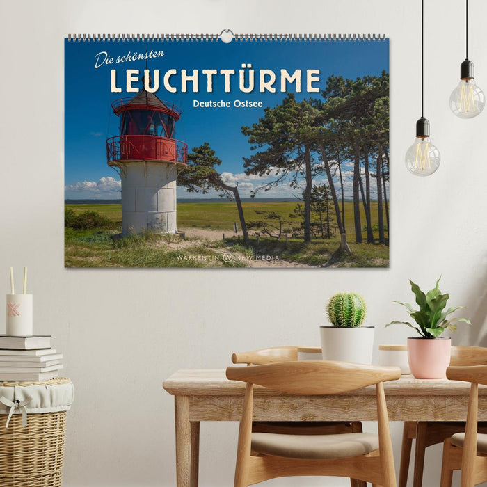 Die schönsten Leuchttürme - Deutsche Ostsee (CALVENDO Wandkalender 2025)