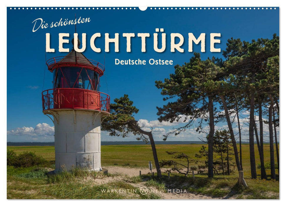 Die schönsten Leuchttürme - Deutsche Ostsee (CALVENDO Wandkalender 2025)