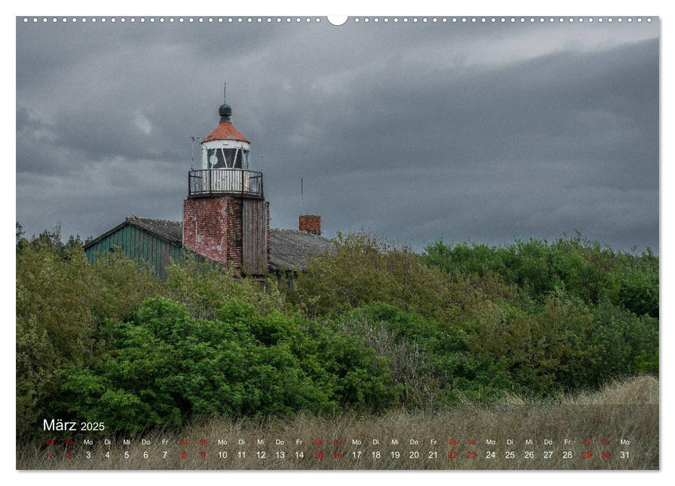 Die schönsten Leuchttürme - Deutsche Ostsee (CALVENDO Wandkalender 2025)