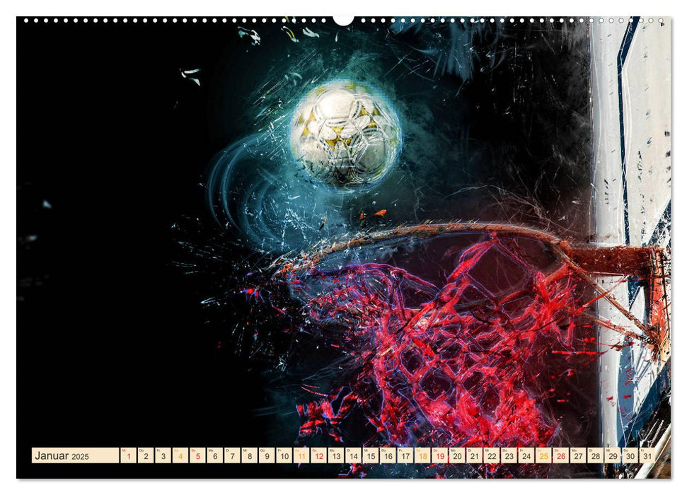 Basketball extrem (CALVENDO Premium Wandkalender 2025)