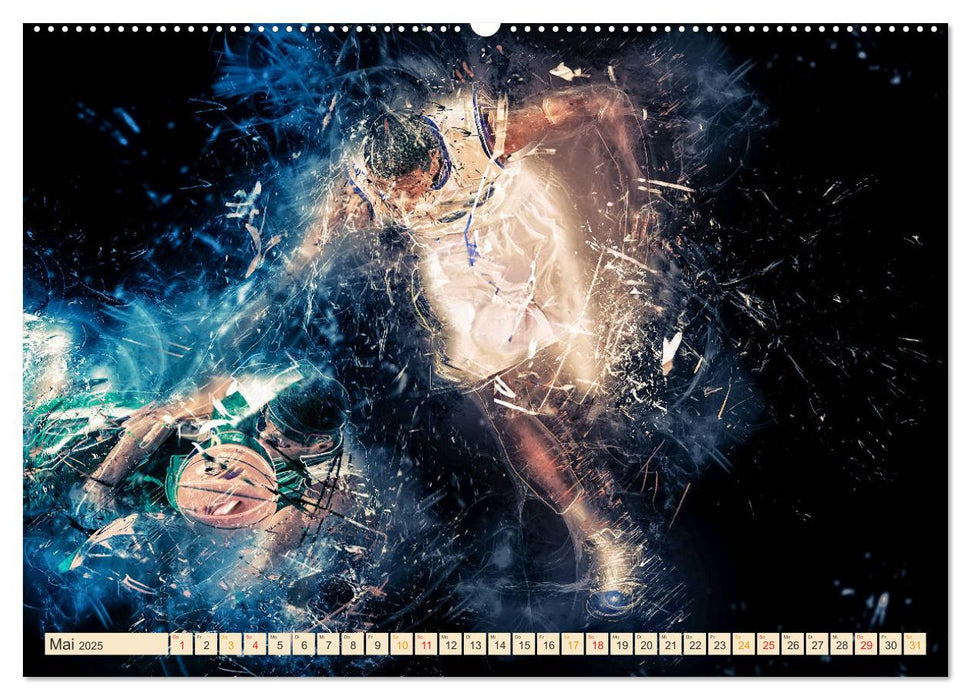 Basketball extrem (CALVENDO Premium Wandkalender 2025)