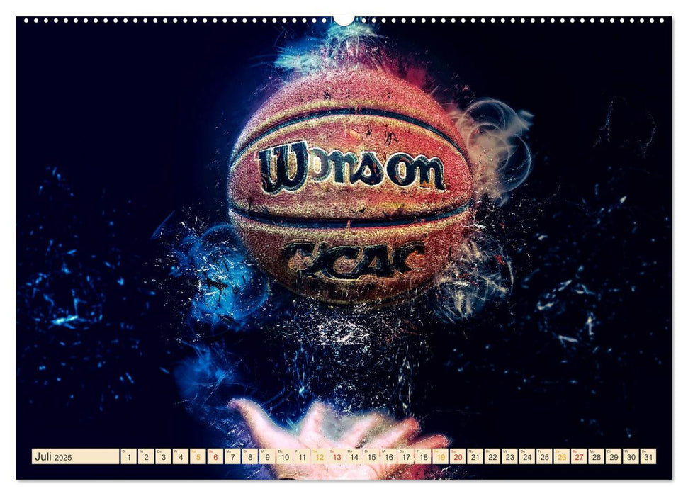 Basketball extrem (CALVENDO Premium Wandkalender 2025)