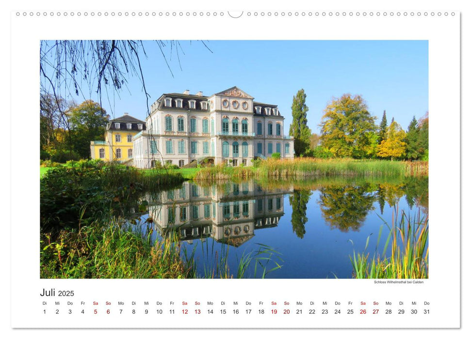 Nordhessen ist fotogen, Burgen und Schlösser (CALVENDO Premium Wandkalender 2025)