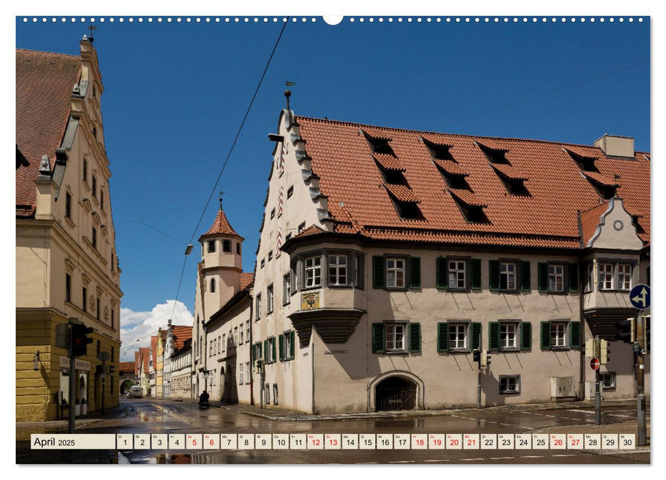 NÖRDLINGEN - Leben im Meteoritenkrater (CALVENDO Premium Wandkalender 2025)