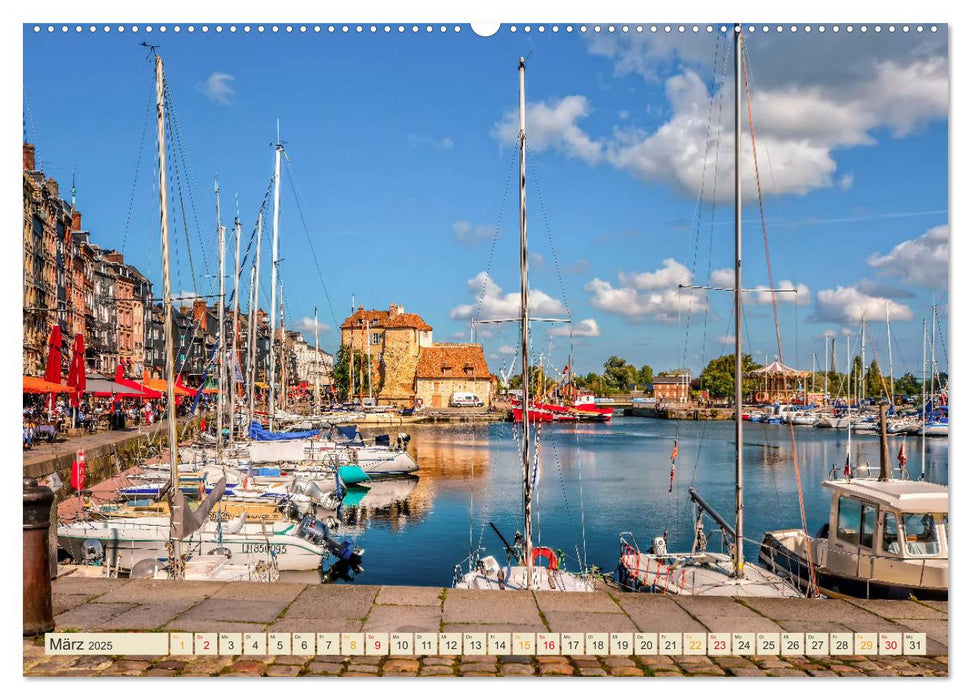 Honfleur - Bezauberndes Frankreich (CALVENDO Premium Wandkalender 2025)