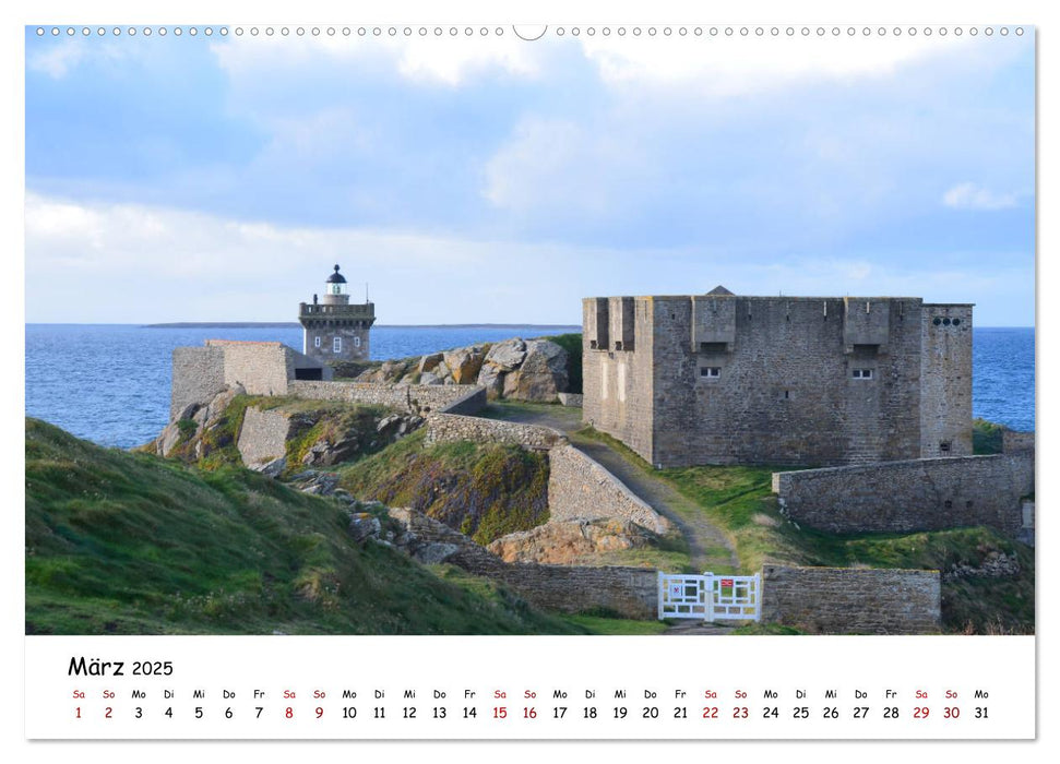 Bretagne. Département Finistère - Côte des Abers (CALVENDO Premium Wandkalender 2025)