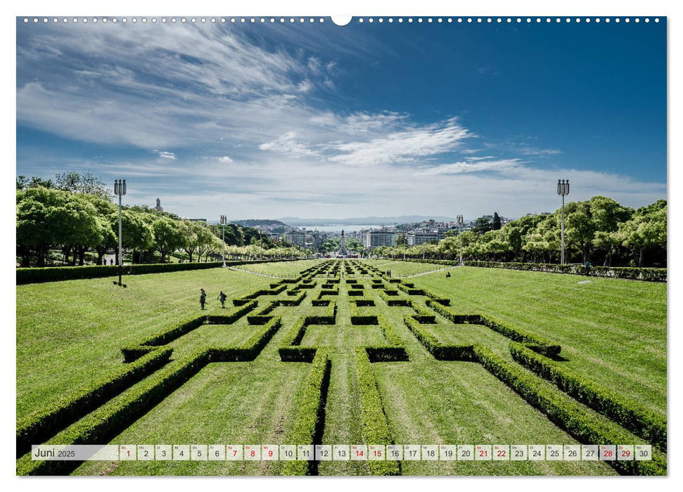 Lissabon Stadtansichten (CALVENDO Premium Wandkalender 2025)