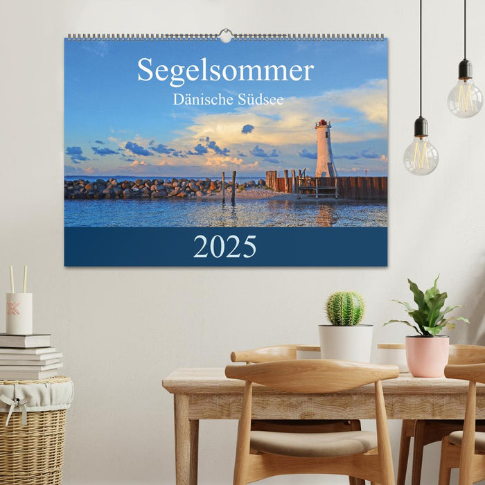 Segelsommer - Dänische Südsee (CALVENDO Wandkalender 2025)