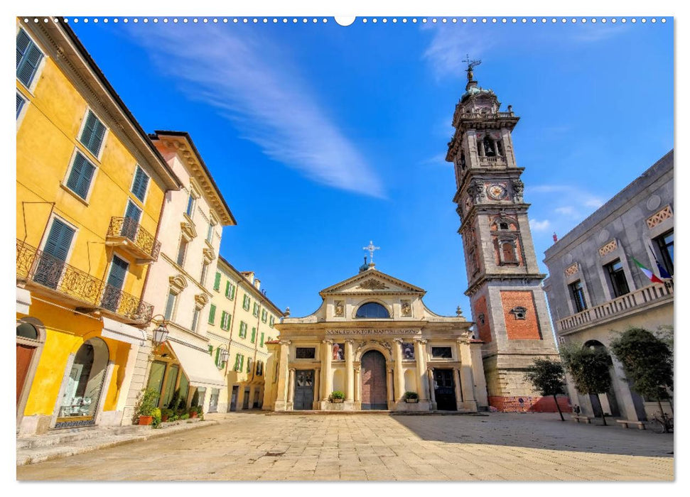 Lago di Varese - Eine der schönsten Seenlandschaften Italiens (CALVENDO Premium Wandkalender 2025)