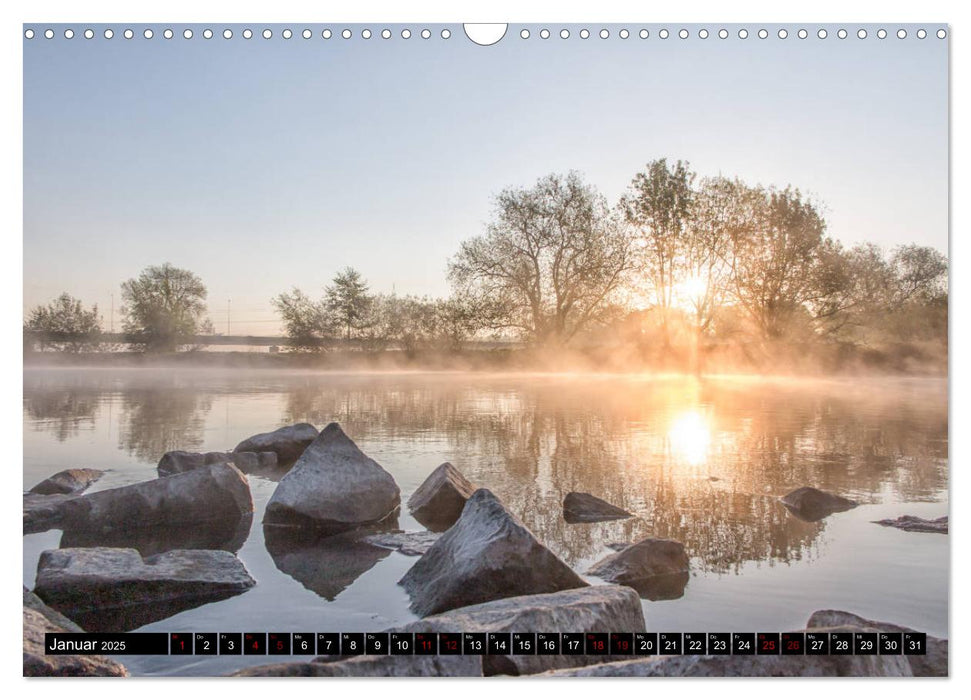 Die Ruhr in Essen (CALVENDO Wandkalender 2025)