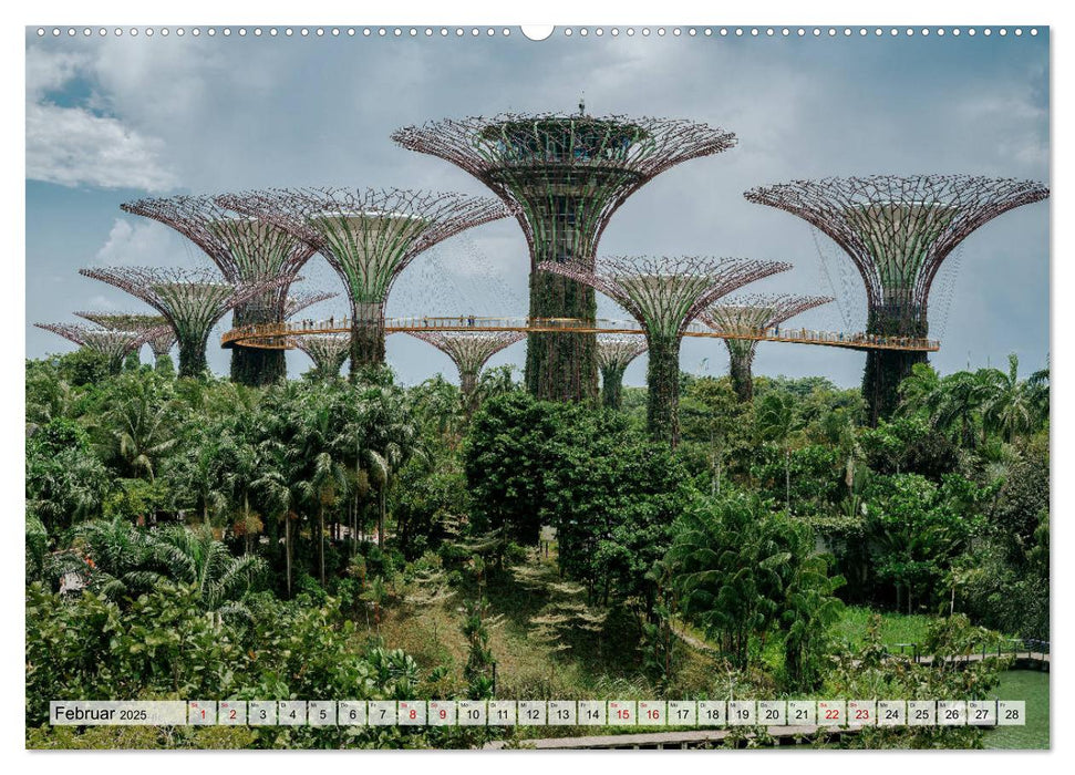 Singapur entdecken (CALVENDO Premium Wandkalender 2025)