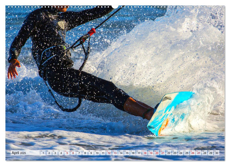 Kitesurfen - Action pur (CALVENDO Premium Wandkalender 2025)