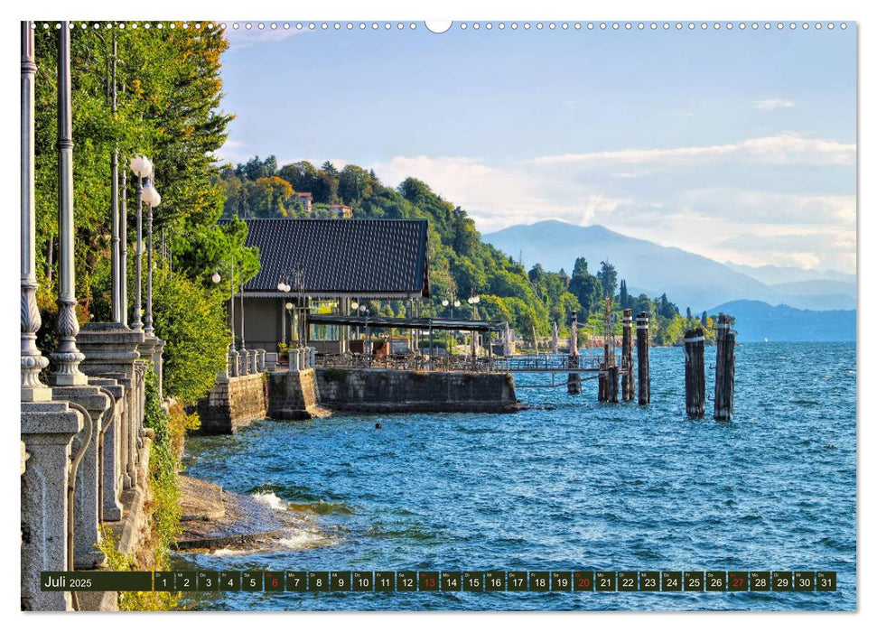 Lago Maggiore - Bezaubernde Orte am Westufer (CALVENDO Premium Wandkalender 2025)