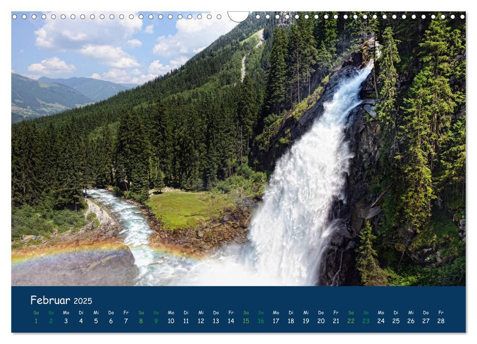 Bergwelt Hohe Tauern - Wandergenuss in alpiner Landschaft (CALVENDO Wandkalender 2025)