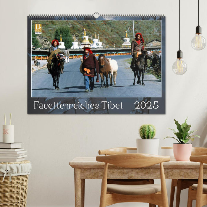 Facettenreiches Tibet (CALVENDO Wandkalender 2025)