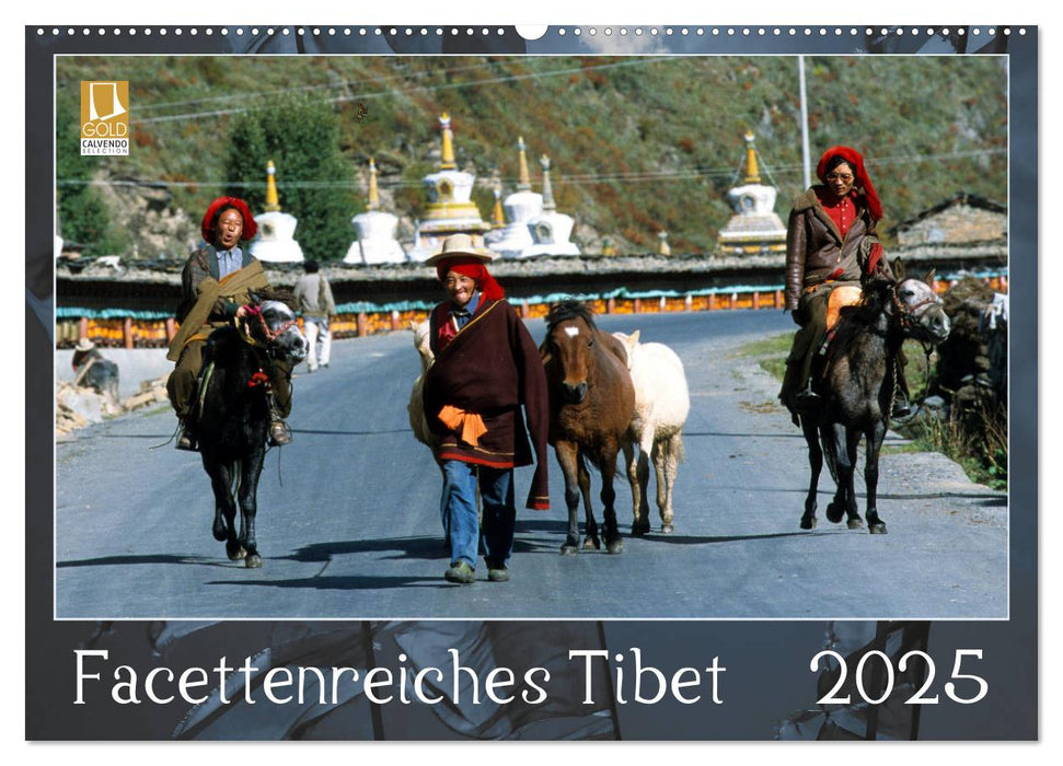 Facettenreiches Tibet (CALVENDO Wandkalender 2025)