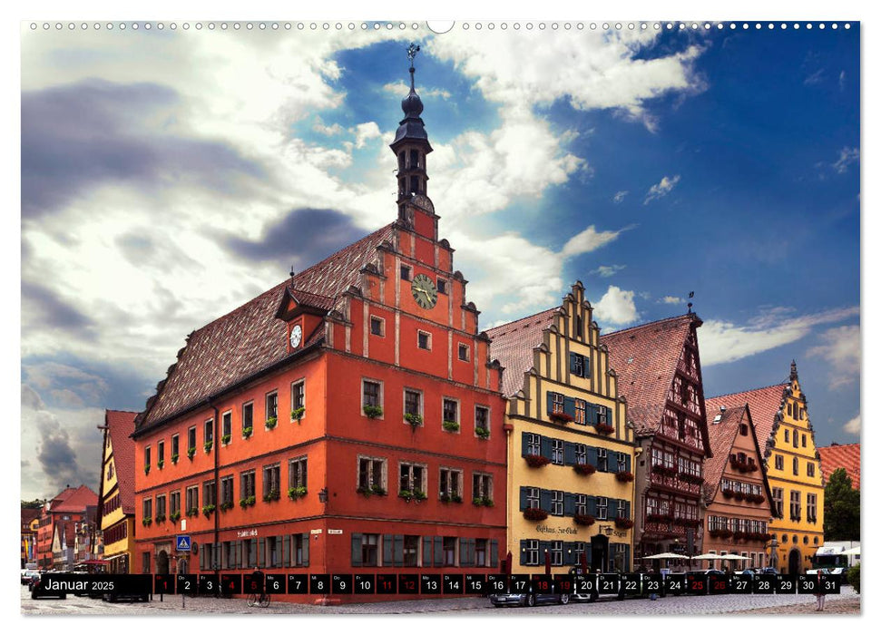 DINKELSBÜHL - ALTSTADT IMPRESSIONEN (CALVENDO Wandkalender 2025)