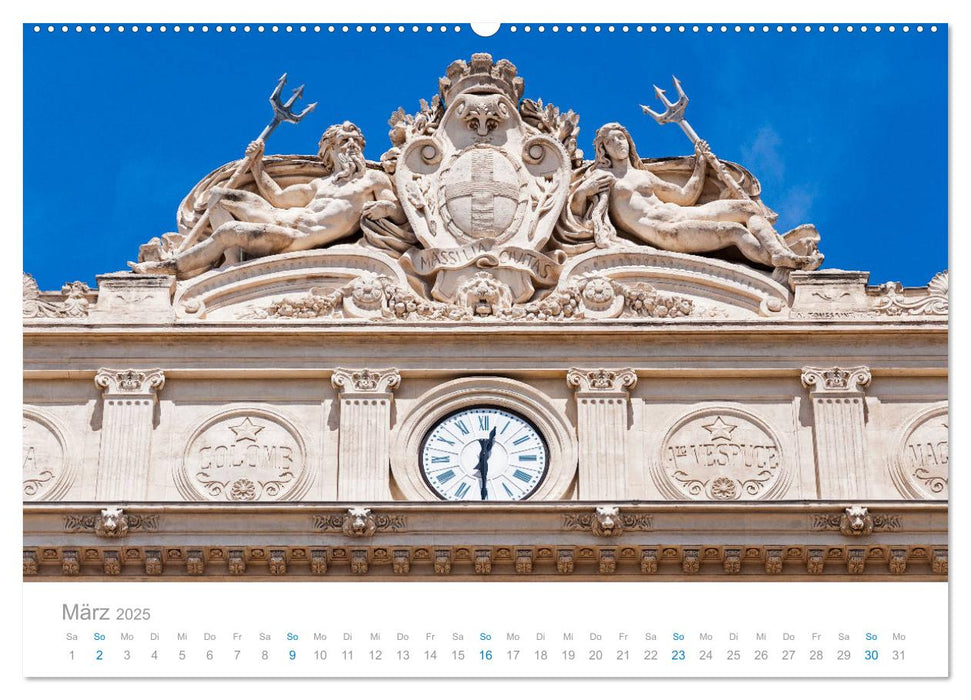 Marseille Maritime Metropole (CALVENDO Premium Wandkalender 2025)