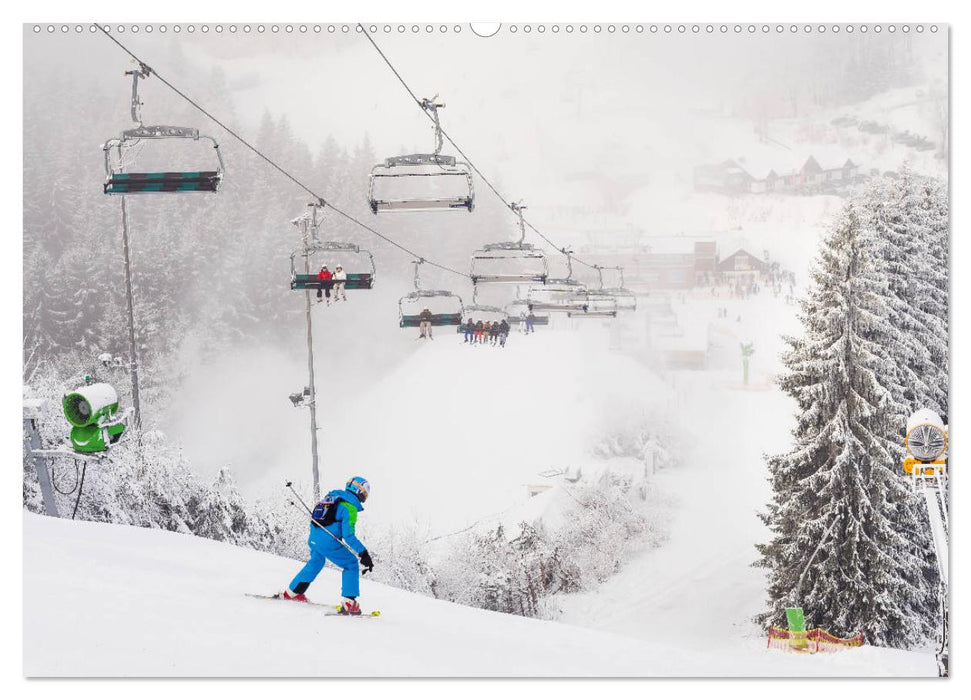 Leidenschaft Skifahren Winterberg / Sauerland (CALVENDO Premium Wandkalender 2025)