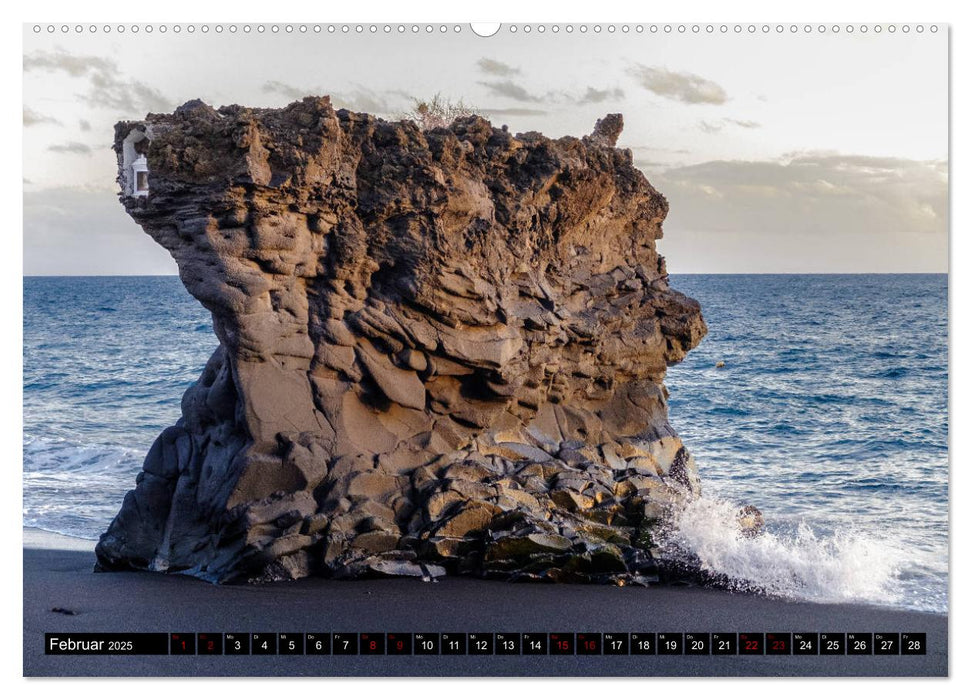 Natur pur erleben auf La Palma (CALVENDO Premium Wandkalender 2025)