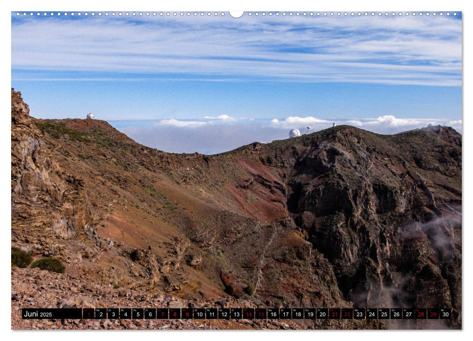 Natur pur erleben auf La Palma (CALVENDO Premium Wandkalender 2025)