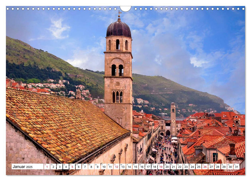 Adriaperle Dubrovnik (CALVENDO Wandkalender 2025)