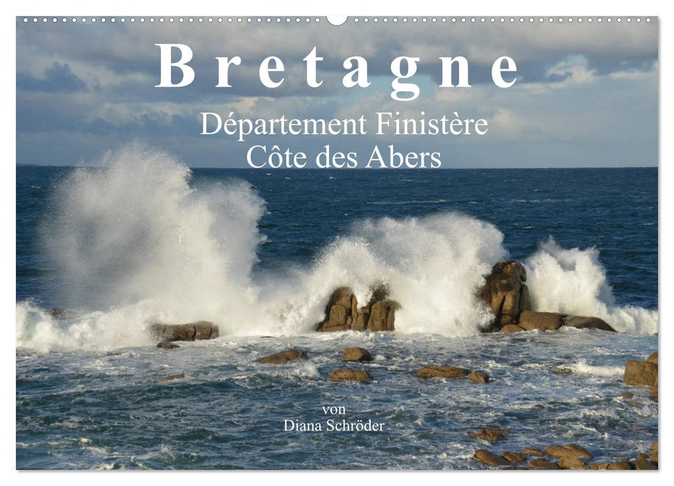 Bretagne. Département Finistère - Côte des Abers (CALVENDO Wandkalender 2025)