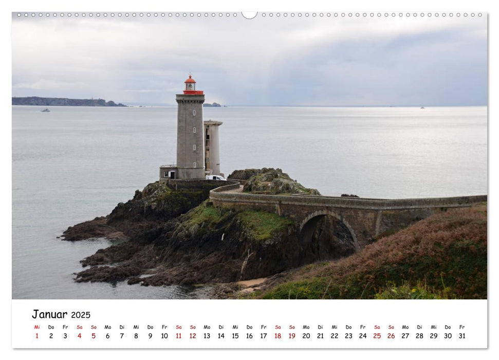 Bretagne. Département Finistère - Côte des Abers (CALVENDO Wandkalender 2025)