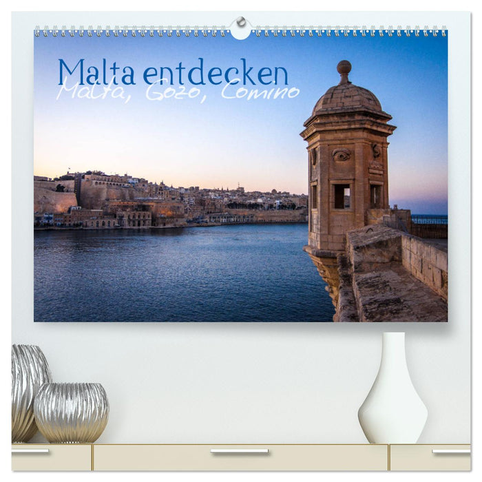 Malta entdecken Malta, Gozo, Comino (CALVENDO Premium Wandkalender 2025)