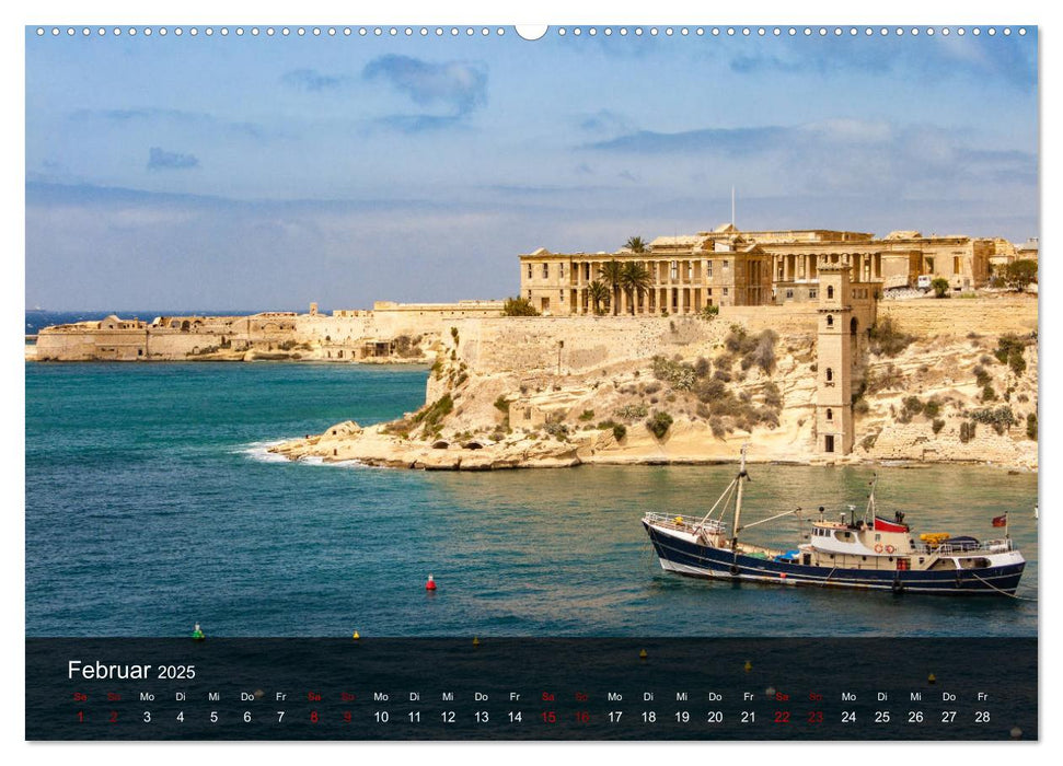 Malta entdecken Malta, Gozo, Comino (CALVENDO Premium Wandkalender 2025)