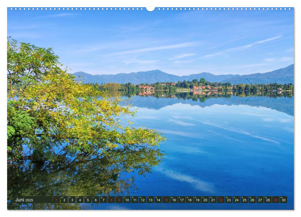 Lago di Varese - Eine der schönsten Seenlandschaften Italiens (CALVENDO Wandkalender 2025)