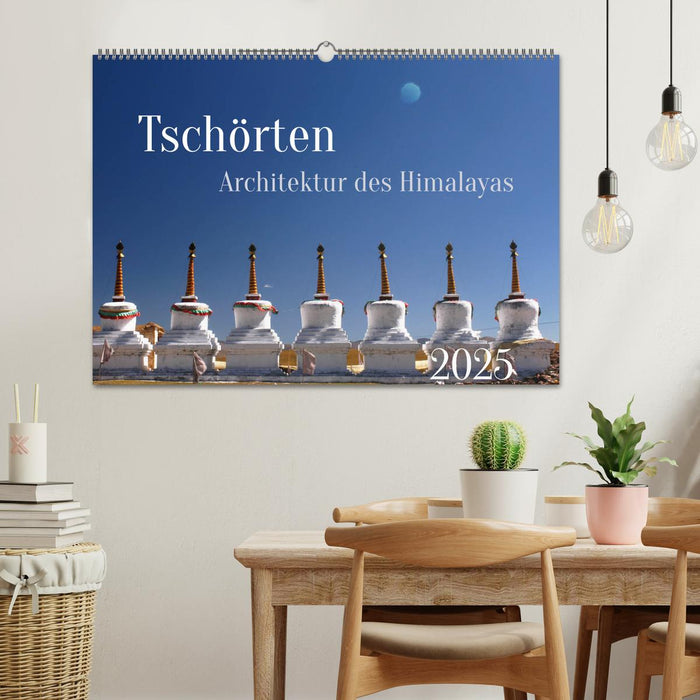 Tschörten, Architektur des Himalaya (CALVENDO Wandkalender 2025)