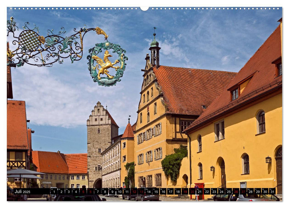 DINKELSBÜHL - ALTSTADT IMPRESSIONEN (CALVENDO Premium Wandkalender 2025)