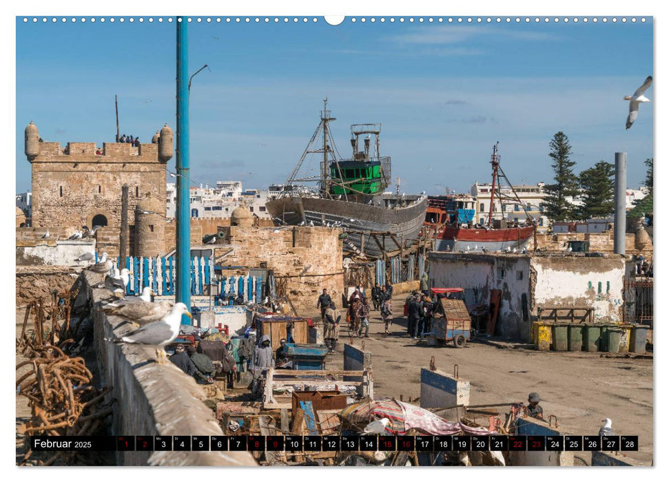 Marokko - Essaouira (CALVENDO Premium Wandkalender 2025)