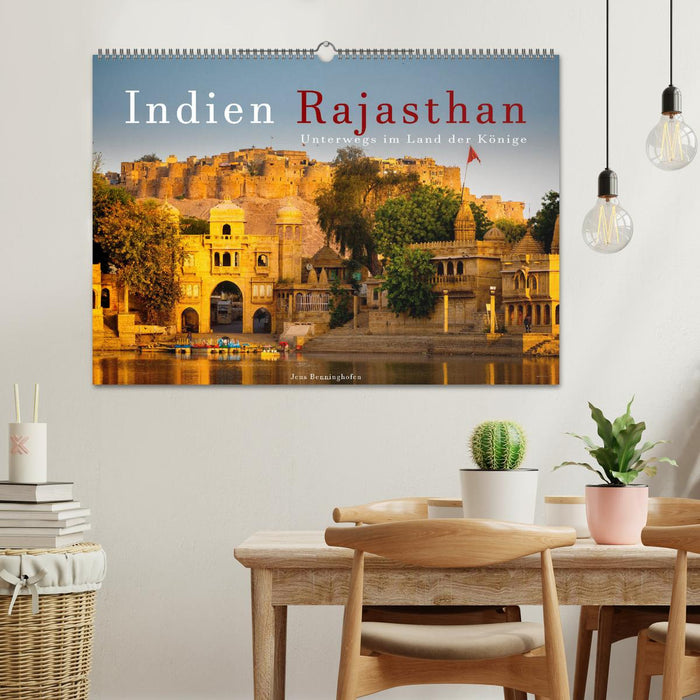 Indien Rajasthan: Unterwegs im Land der Könige (CALVENDO Wandkalender 2025)