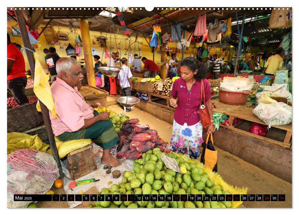 Sri Lanka Das Wunder Asiens (CALVENDO Wandkalender 2025)