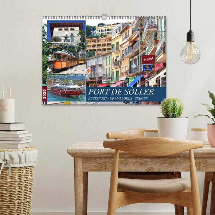 Port de Sóller - Küstenort auf Mallorca (CALVENDO Wandkalender 2025)