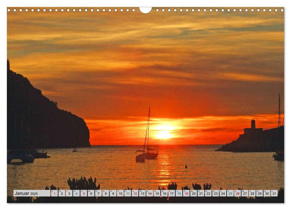 Port de Sóller - Küstenort auf Mallorca (CALVENDO Wandkalender 2025)