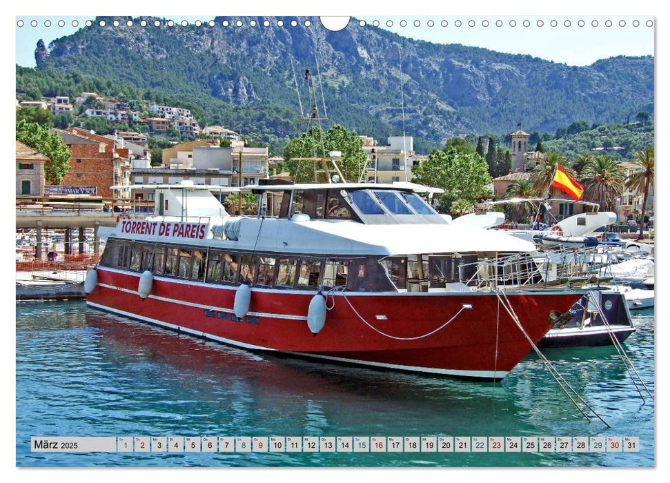 Port de Sóller - Küstenort auf Mallorca (CALVENDO Wandkalender 2025)