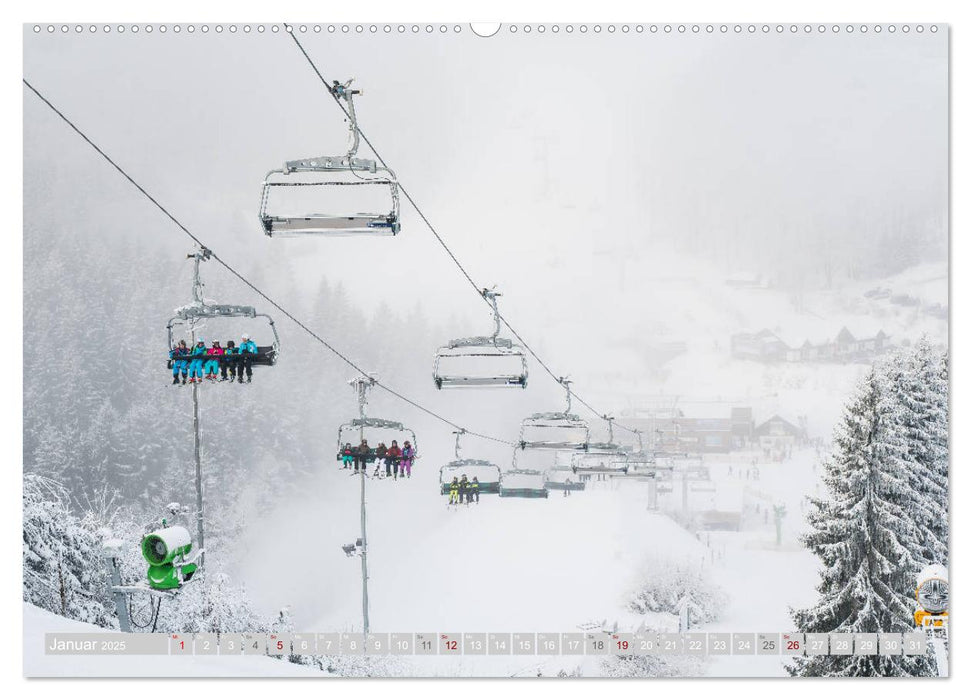 Leidenschaft Skifahren Winterberg / Sauerland (CALVENDO Wandkalender 2025)