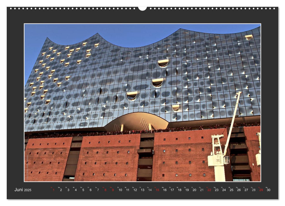 Die Elbphilharmonie Hamburg (CALVENDO Premium Wandkalender 2025)