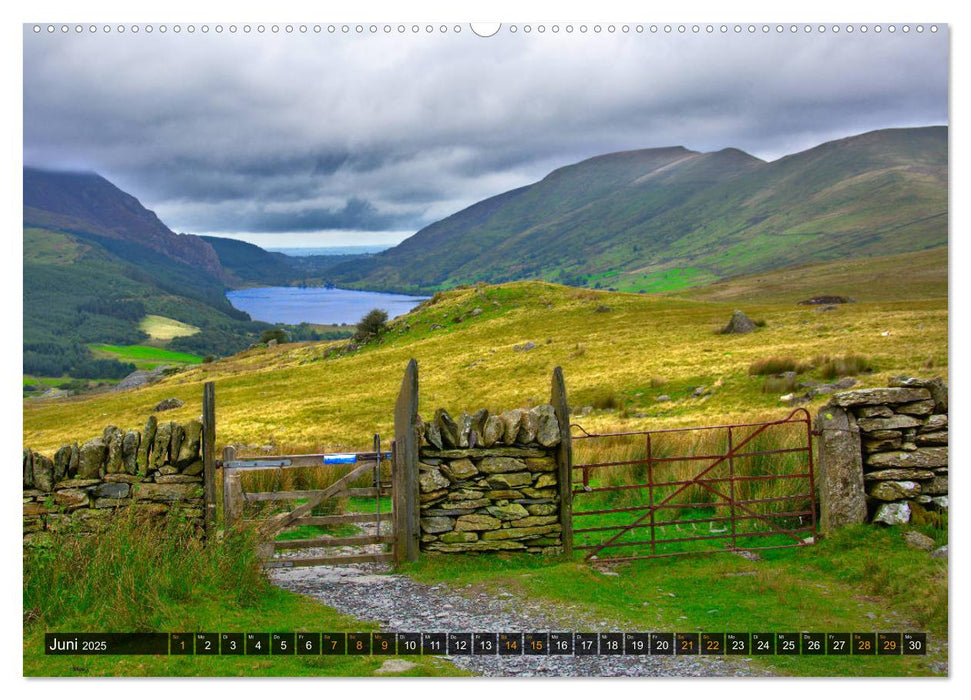 Snowdonia - Wales' wilder Norden (CALVENDO Premium Wandkalender 2025)