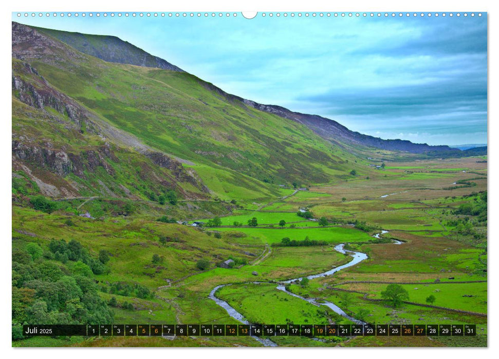 Snowdonia - Wales' wilder Norden (CALVENDO Premium Wandkalender 2025)