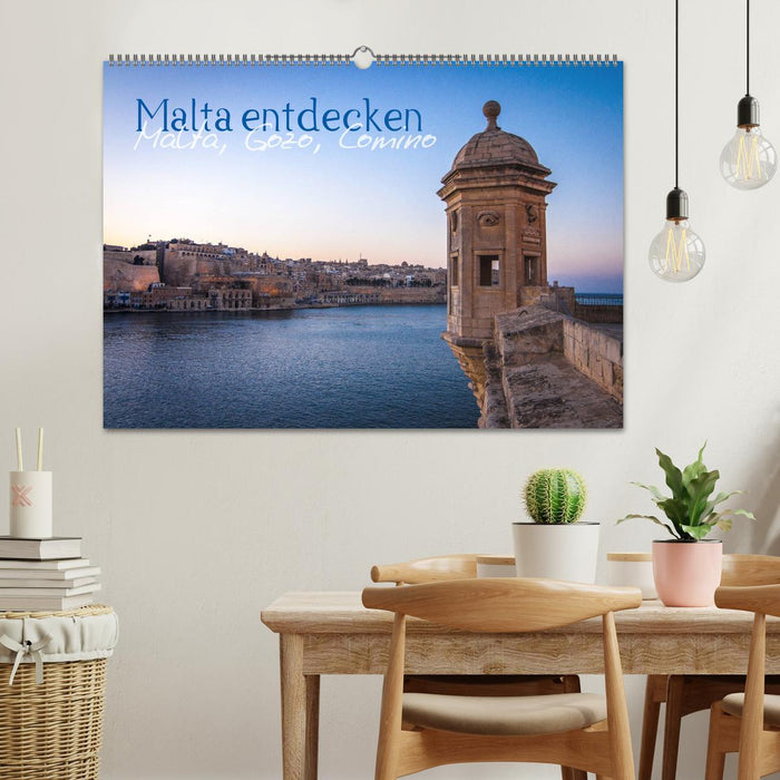 Malta entdecken Malta, Gozo, Comino (CALVENDO Wandkalender 2025)