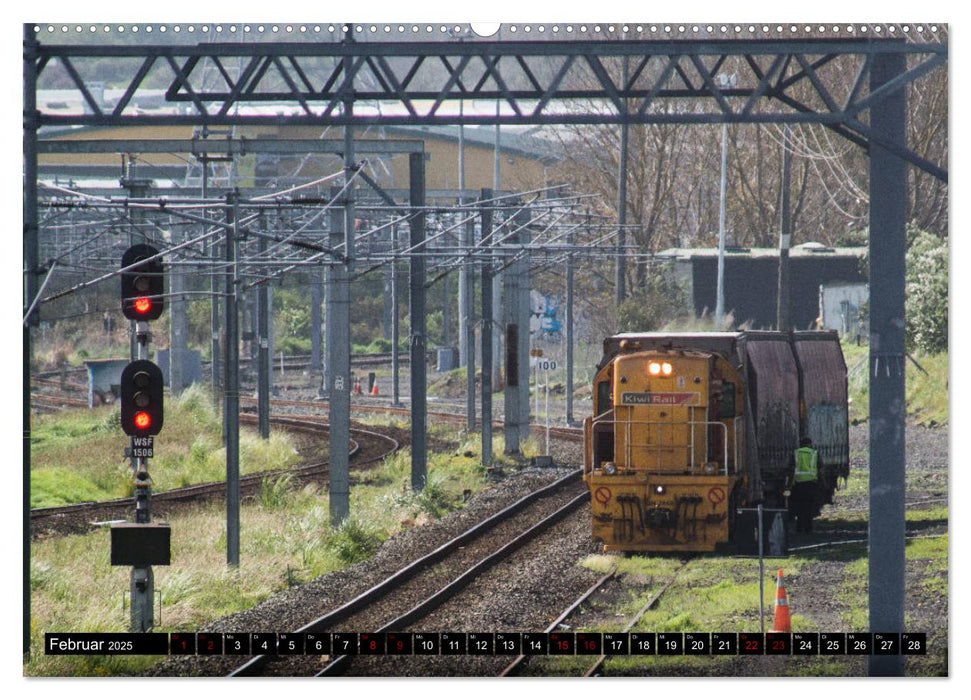 Eisenbahn in Neuseeland (CALVENDO Premium Wandkalender 2025)