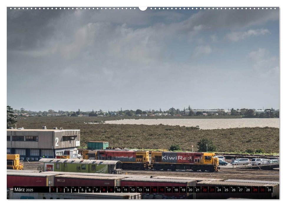 Eisenbahn in Neuseeland (CALVENDO Premium Wandkalender 2025)