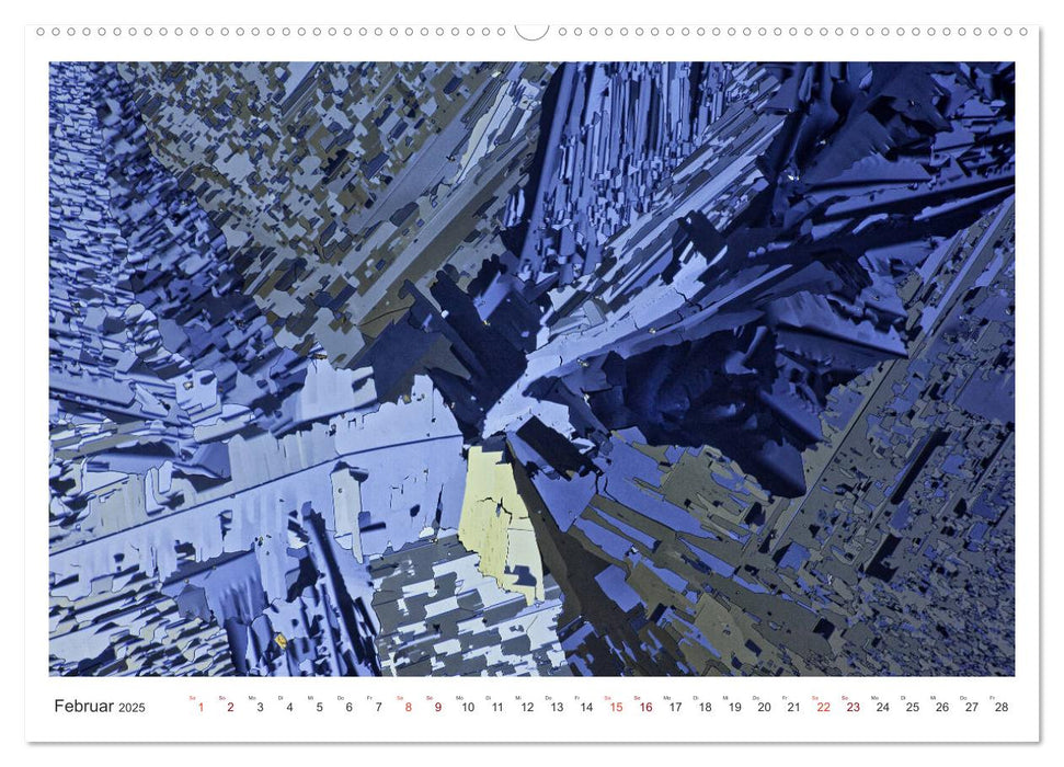 Fantastische Welten Mikrokristalle (CALVENDO Premium Wandkalender 2025)