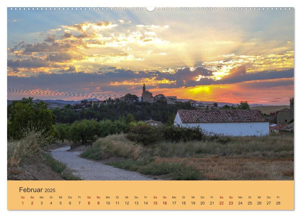 Auf den Spuren von Santiago - Wandern, Staunen, Seele baumeln lassen. (CALVENDO Premium Wandkalender 2025)